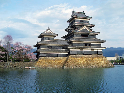 松本城堡战国平原文化历史江户摄影旅行旅游游客水平图片