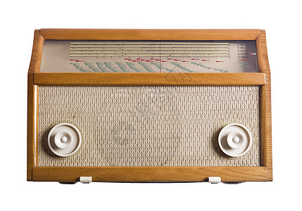 重要无线电台沟通复兴广播拨号扬声器古董棕色对象音乐复古背景图片