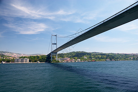 博斯波鲁斯海峡上桥运输火鸡地标旅行建筑学海峡图片