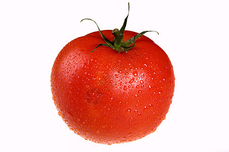 红西红番茄加绿花瓣图片