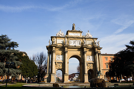 佛罗伦萨的拱门房屋全景天空历史建筑学文化图片