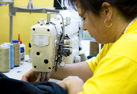 做缝纫机裁缝纺织品材料别针戏服下摆裙子细绳机器手指图片