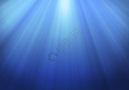 水下数字活力光束插图阳光海洋蓝色射线深渊计算机背景图片
