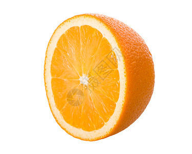 半橙子水果肉质甜点食物工作室小吃饮食诱惑白色图片