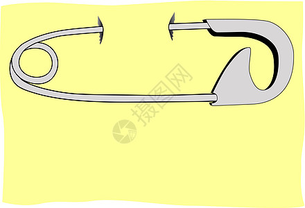 安全针插图别针图片