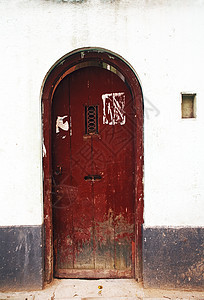 旧门房子木头古董棕色楼梯建筑金属建筑学入口框架图片