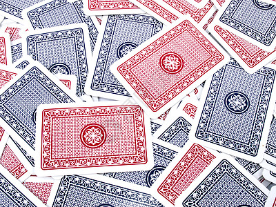 牌红色风险乐趣游戏白色蓝色扑克冒险甲板背景图片