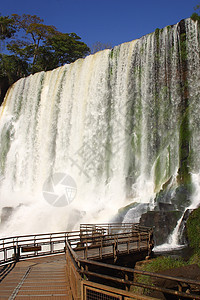 伊瓜祖瀑布娱乐生态旅游航程旅行者旅游游客访问航行闲暇世界图片