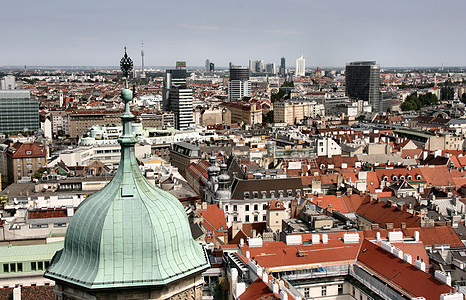 维也纳山坡天线建筑住宅景观房子房屋旅行风格教会图片