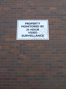 已监测的财产符号棕色视频安全监控橙子建筑天空相机监视图片