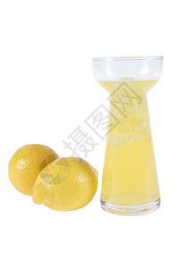 柠檬汁黄色食物玻璃柠檬白色水果果汁图片
