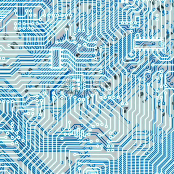 浅蓝色高科技纹理电路板图片