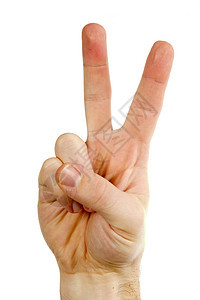双手指胜利小路白色手指信号语言运动身体男生夹子图片