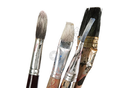 油漆笔刷精神工具夹子头发画家学校纤维刷子艺术家画笔图片