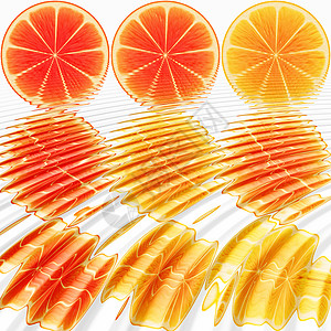 9 个橙色波纹图片