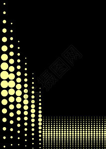 点框架元素插图黄色曲线创造力公司圆形斑点设计角落图片