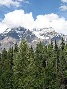 岩石山顶视图冰川顶峰巅峰绿色天空首脑阴影绿色植物海拔图片