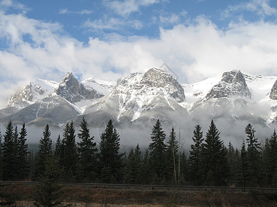 岩石山顶视图山脉天空水平蓝色顶峰图片