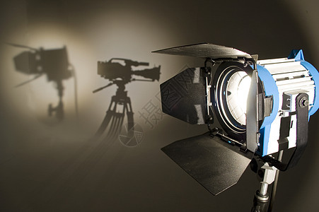工作室照明相机三脚架电压聚光灯探照灯电视创造力电影白色视频图片