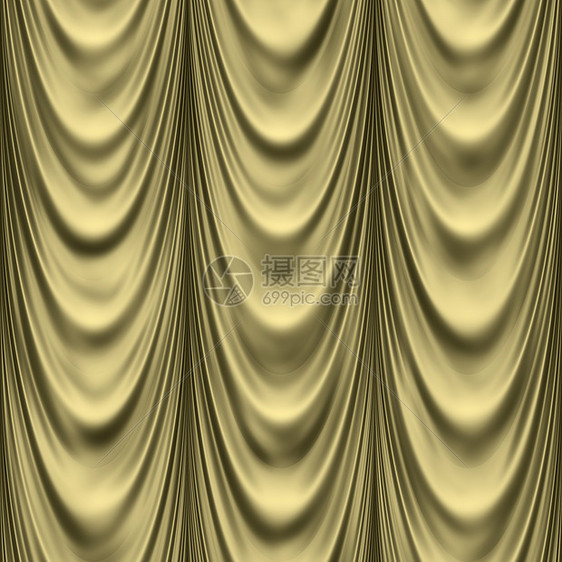 sl 金色窗帘图片