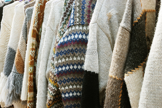 手工制毛衣衣服纺织品服饰销售材料羊毛织物女性零售图片