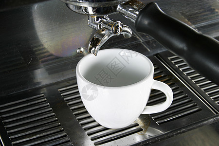 双环法酒吧白色豆子咖啡厅咖啡咖啡师机器棕色流动咖啡馆图片