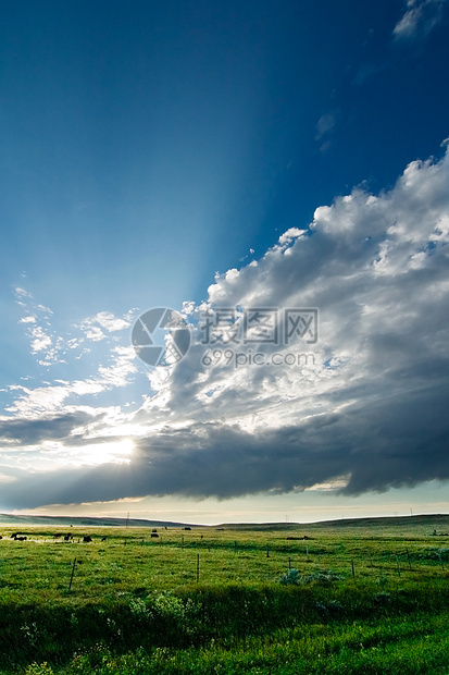 Prairie 天空景观生长牧场风暴场地上帝农场风景草地平原天气图片