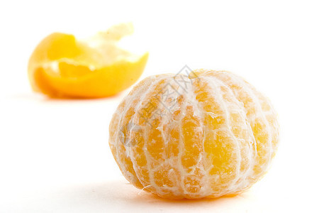 无皮橙色营养自由健康橙子饮食静物新生活白色数数活力图片