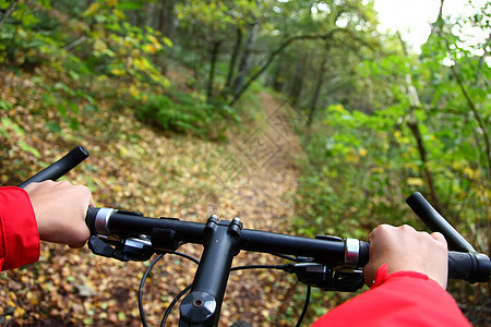 赌车活动速度自行车森林乐趣下坡冒险骑术男人女士图片
