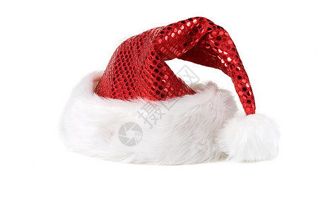 圣诞帽子季节圣帽红色季节性图片