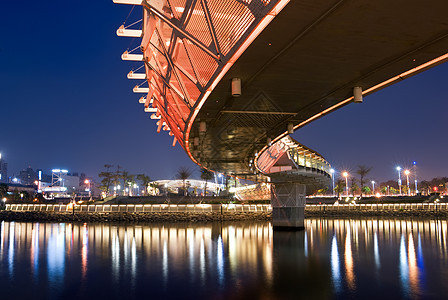 市之夜交通戏剧性建筑公寓旅游建筑学构造旅行吸引力场景图片