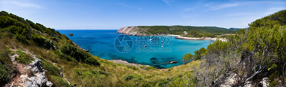 高空海滩全景假期旅行图片