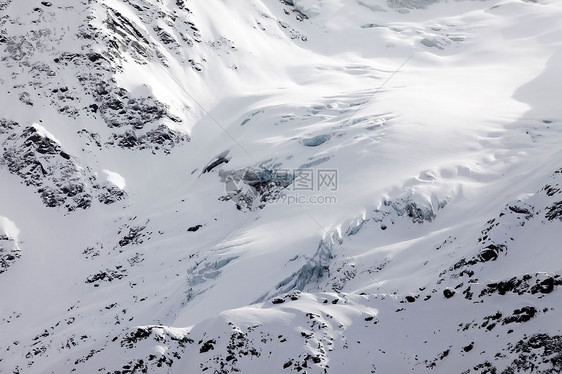 冰雪冰川和山脉图片