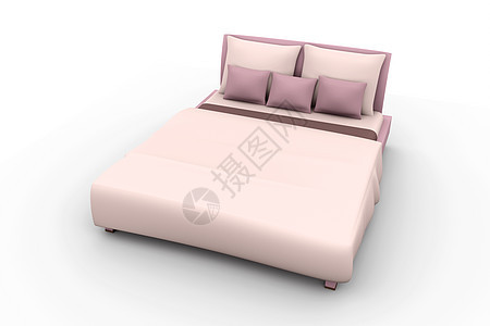 床铺床单靠垫床垫白色床罩卧室毯子家具图片