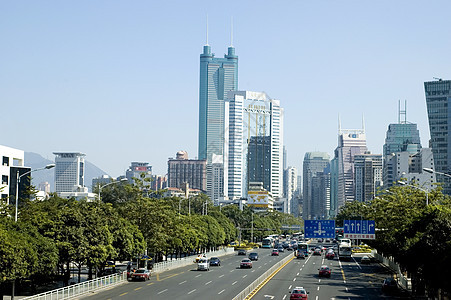深圳城景建筑学全景城市建筑物摩天大楼景观图片