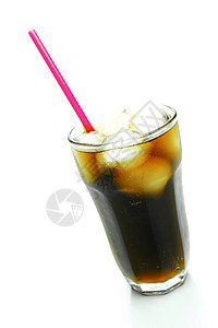 冷可口可乐稻草混合器冷饮搅拌机立方体汽水派对苏打玻璃饮料图片