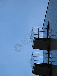 现代阳台光影背景图片