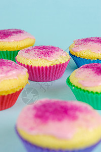 Cup Cakes 杯蛋糕杯子糖果派对食物庆典蜡烛蛋糕图片