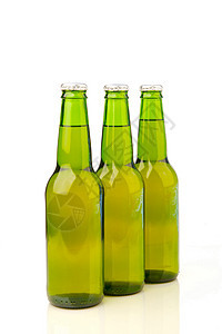 啤酒瓶脖子玻璃白色金子气泡酒精瓶子背光饮料绿色图片