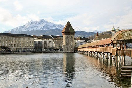 瑞士卢塞恩建筑学天空堡垒太阳假期文化旅游艺术街道国家图片