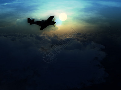 云层的平面翅膀航空多云天空车辆速度假期旅行运输机器图片