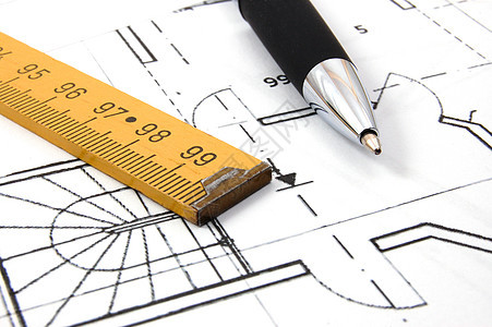 建筑结构图计划建筑学工具财产房子计算机工程工程师草图圆圈图纸图片