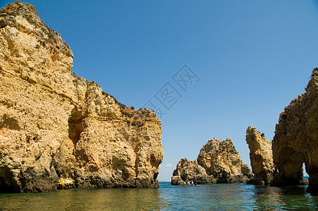 皮埃达德港太阳旅行洞穴生态假期支撑海洋潜水岩石海景图片