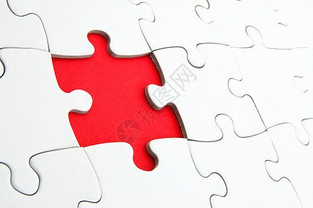 拼谜商业玩具概念游戏白色竞争空白蓝色红色背景图片