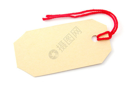 空白价格标签礼物笔记框架折扣红色零售白色纸板绳索销售图片