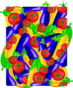 蔬菜类食物紫色产品茄子胡椒植物绿色蔬菜红色收成图片