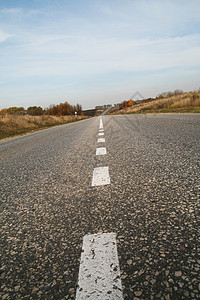 国家公路沥青乡村全景地平线旅行车道土地图片