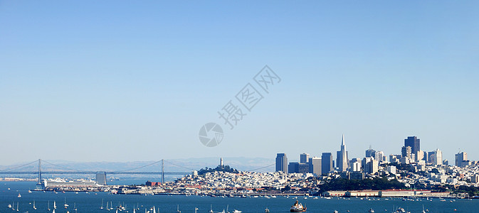 旧金山市中心全景图片