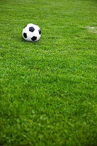 草场足球球游戏绿色运动闲暇皮革场地体育场娱乐角落图片