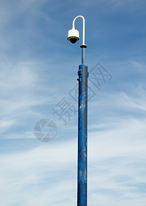 灯罩哨所灯笼天空路灯邮政灯柱照明金属白色蓝色图片